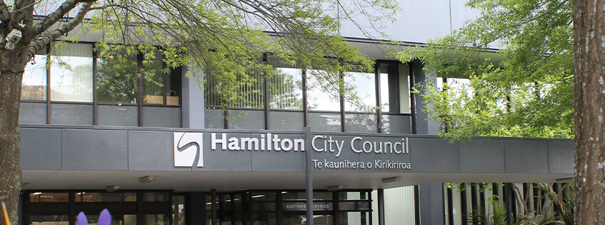 Image of the Hamilton City Council municipal building