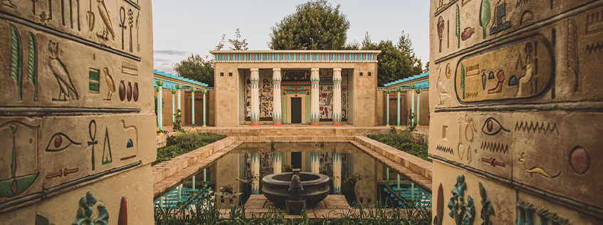 Image of the new Egyptian Garden at Hamilton Gardens 